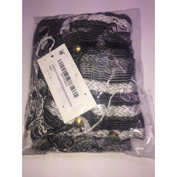 Collection XIIX Embellished Stripes Wrap - Picture 2 of 5